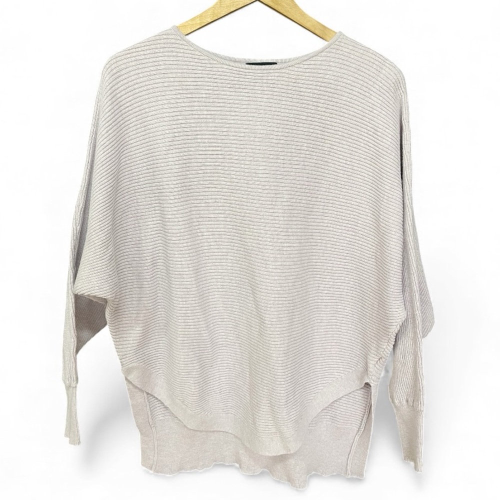 BLVD Women's Light Purple Lilac Oversized Knit Sweater
